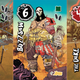 These are the Raider cards you draw when engaging in combat. The big number is how many hits it takes to kill them.